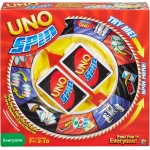 UNO Spin Family Card Game with Spinning Wheel for 2 to 10 Players, Fast-Paced Fun for Kids and Adults Ages 7+ - Rs Toys