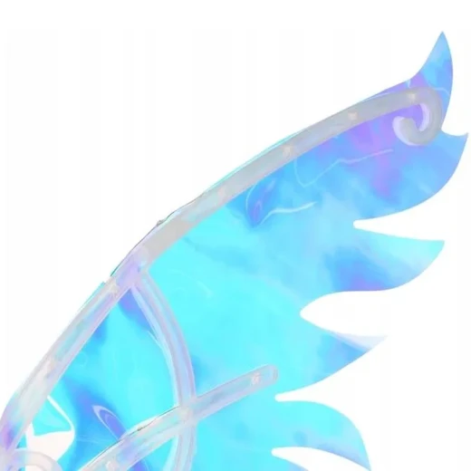 Electric Butterfly Fairy Angel Wings with Colorful LED Lighting & Music, Flapping Motion – Battery Operated for Girls 3+ - Rs Toys - Image 3