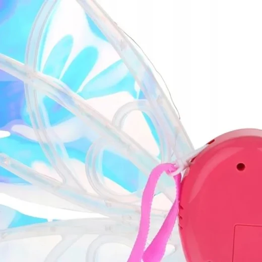 Electric Butterfly Fairy Angel Wings with Colorful LED Lighting & Music, Flapping Motion – Battery Operated for Girls 3+ - Rs Toys - Image 5