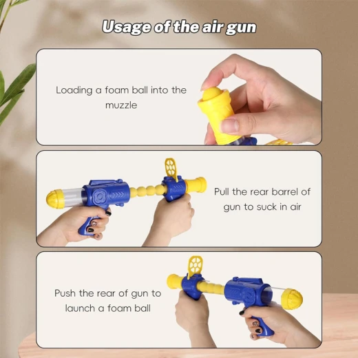 Duck Shooting Game With Scoreboard. Set includes a duck, a gun, and 12 foam balls (MG4025-RS) - Rs Toys - Image 5