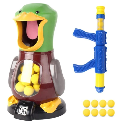 Duck Shooting Game With Scoreboard. Set includes a duck, a gun, and 12 foam balls (MG4025-RS) - Rs Toys - Image 9