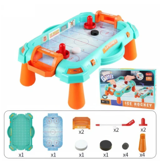 2 In 1 Ice Hockey Board Game Table 2 In 1 For 2 Players Age 3+(3712-RS) - Rs Toys - Image 6