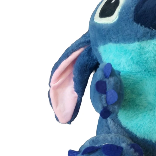 Stitch Soft Stuffed Toy Fur Materials 30 cm with Embroidered Details and Soft Touch - Rs Toys - Image 3