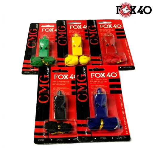 Fox 40 Classic Plastic Sports Referee Whistle With Teeth Guard & Breakaway Lanyard, High Pitch Whistle For Volleyball, Basketball, Football Match And Training (FOX-40-RS) - Rs Toys - Image 10