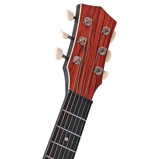 Wingda 6 Steel String Angle Guitar 81 cm Music Learning Guitar for Kids Age 3+ Maroon color  - Rs Toys - Image 2