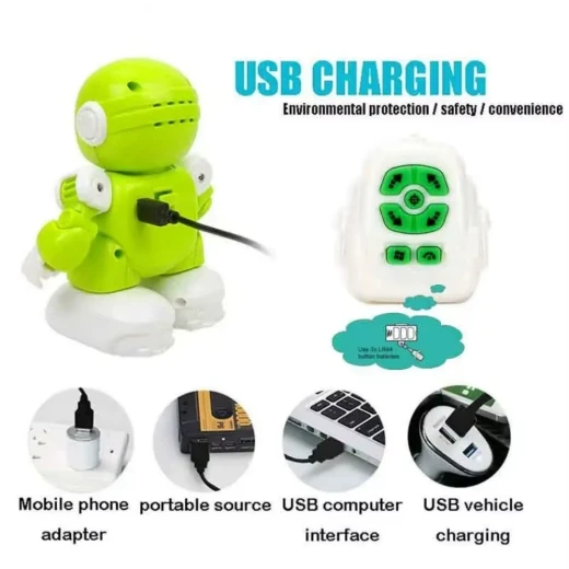 Remote Control Soccer ٌRechargeable Robot Pack Of 2 Robots ,2 nets + 1 football mat , Small Football (DB04-RS) - Rs Toys - Image 9