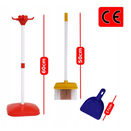 Little Helper 18-Piece Kids Cleaning Toy Set – Pretend Play Broom, Mop, Dustpan & Cleaning Tools - Educational Role-Play Housekeeping Kit for Children - Ages 3+ - Rs Toys - Image 7