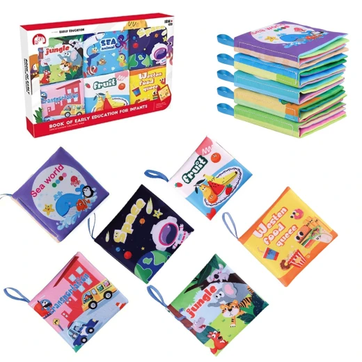 6PCS Baby Bath Books – Animals, Fruits, Vegetables, Transportation, Space, Sea & Western Food – Waterproof, Soft Fabric, Crinkle Sounds, Educational for Toddlers 6M+ 6PCS Baby Bath Books – Animals, Fruits, Vegetables, Transportation, Space, Sea & Western Food – Waterproof, Soft Fabric, Crinkle Sounds, Educational for Toddlers 6M+