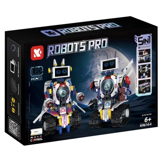 5 in 1  Robots Remote Control & App Control With Smart lcd Technic High Technology Engineering Model Vehicle Assembly Toy Set 603 Blocks With educational features –Ages 6+ - Rs Toys - Image 10