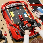 Lamborghini Interactive Driving Simulator Toy for Kids with Steering Wheel, Music & Lights – Racing & Driving Adventure Game | Ages 3–12 Years - Rs Toys