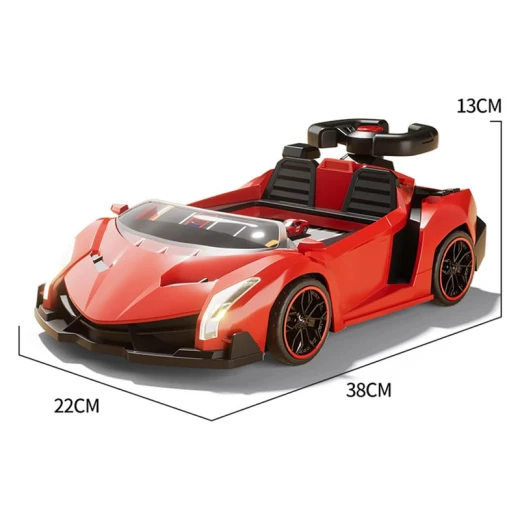 Lamborghini Interactive Driving Simulator Toy for Kids with Steering Wheel, Music & Lights – Racing & Driving Adventure Game | Ages 3–12 Years - Rs Toys - Image 4