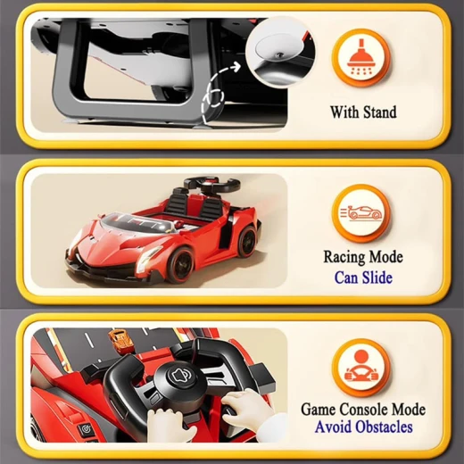 Lamborghini Interactive Driving Simulator Toy for Kids with Steering Wheel, Music & Lights – Racing & Driving Adventure Game | Ages 3–12 Years - Rs Toys - Image 5