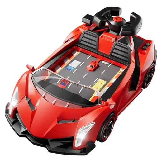 Lamborghini Interactive Driving Simulator Toy for Kids with Steering Wheel, Music & Lights – Racing & Driving Adventure Game | Ages 3–12 Years - Rs Toys - Image 6