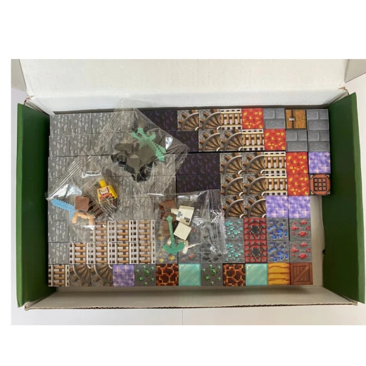 Minecraft Magnetic Cube Just Build it, 100 Pcs Magnetic Blocks Adventure Game, Build Mine World Set for Boys & Girls 8 Years+ - Rs Toys - Image 2