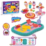 Magic Sand Chocolate Dessert Set - Kinetic Non-Toxic Sand with Food Molds, 2 Colors (500g), Creative DIY Play Kit for Kids 3+ - Rs Toys