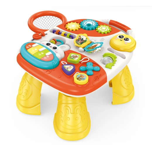 4-in-1 Multifunctional Baby Walker with Music, Lights & Activity Panel – Push Walker + Ride-On Car + Activity Table – Suitable from 9 Months - Rs Toys - Image 4