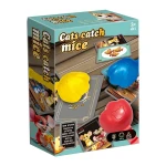Cats Catch Mice Reaction Game – Fast Slapping Color Matching Card Game with Suction Cat Paws, Fun Family Party Game for 3–4 Players, Age 3+ - Rs Toys