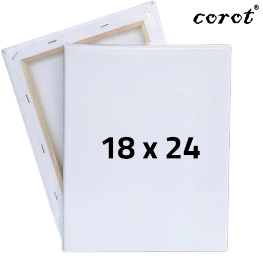 لوح كانفس مشدود من كوروت، مقاس 18 × 24 سم، وزن 280 غرام، بحبيبات متوسطة، مصنوع من القطن 100% مع طبقة جيسو تحضيرية، وإطار من خشب الصنوبر عالي الجودة. لوح كانفس مشدود من كوروت، مقاس 18 × 24 سم، وزن 280 غرام، بحبيبات متوسطة، مصنوع من القطن 100% مع طبقة جيسو تحضيرية، وإطار من خشب الصنوبر عالي الجودة.