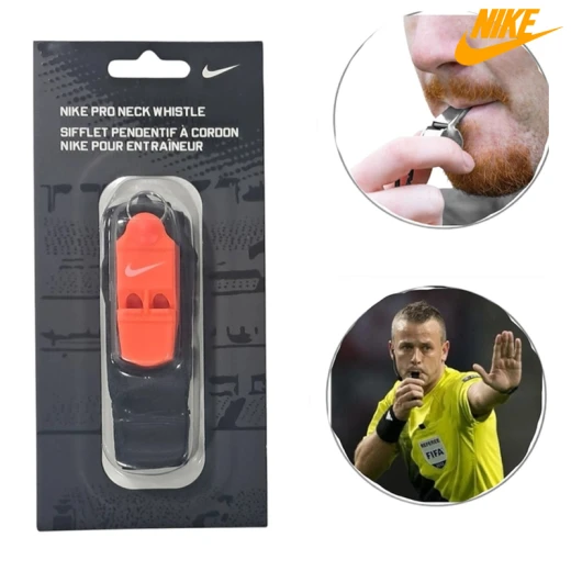 Original Nike Pro Referee Whistle – High Volume, Premium Quality Football Equipment & Sport Accessories  , Includes Adjustable Neck Lanyard (WS1524-RS) - NIKE - Image 3