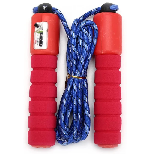Aosidan Adjustable length Jump Rope with Counter, Thick Anti-Slip Handle for Both Children & Adult 1Pcs – Random Color   (ASD-2005)