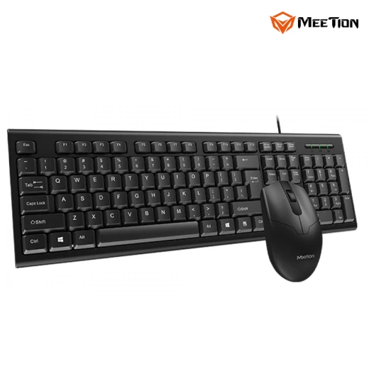 طقم لوحة مفاتيح وماوس سلكي ميشن MT-C100-RS عبر USB – تصميم مريح، مفاتيح هادئة، ماوس بصري 1000 DPI، لوحة مفاتيح كاملة، توصيل وتشغيل مباشر - ميشن - Image 7