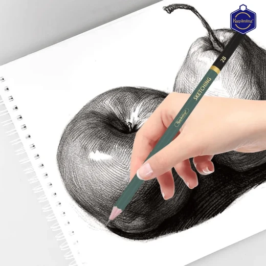 - مجموعة أقلام رسم  سكيتش مكونة من 24 قطعة، توفر رسمًا وتظليلًا سلسًا، مناسبة للمبتدئين والفنانين المحترفين (-1024) - ألعاب ار اس - Image 4