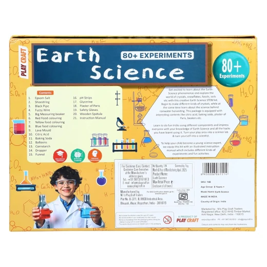 Earth Science Making Lab - 80+ Experiments | 18+ Tools & Ingredients | Age 8+ - Rs Toys - Image 5
