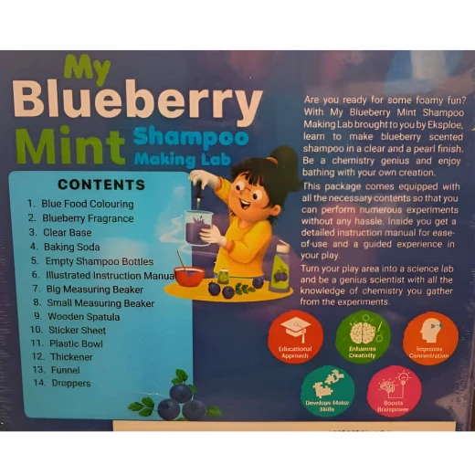 My Blueberry Mint Shampoo Making Lab – Ages 8+ - Rs Toys - Image 2