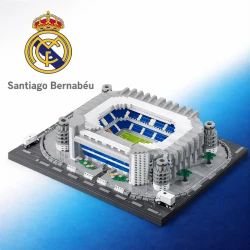 مجسم تركيب ملعب سانتياغو برنابيو لكرة القدم – 2727 قطعة | نموذج ملعب نادي ريال مدريد الشهير | لعبة تركيب تعليمية للأطفال والكبار | مناسب للأعمار 6 سنوات فما فوق