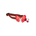 pets Cat Collar with Butterfly and Bell – Stylish and Functional - Pets