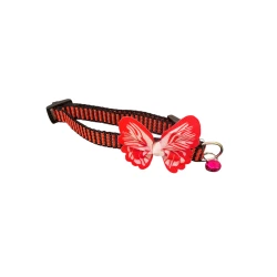 pets Cat Collar with Butterfly and Bell – Stylish and Functional