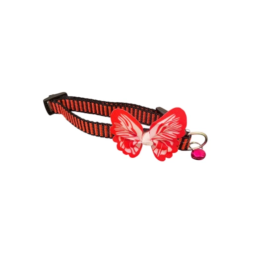 pets Cat Collar with Butterfly and Bell – Stylish and Functional pets Cat Collar with Butterfly and Bell – Stylish and Functional