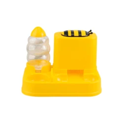 Multi-Functional Pet Feeding Station – Bee Design Color: Yellow from pets