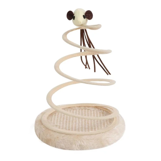 pets Spiral Cat Toy with Moving Mouse pets Spiral Cat Toy with Moving Mouse