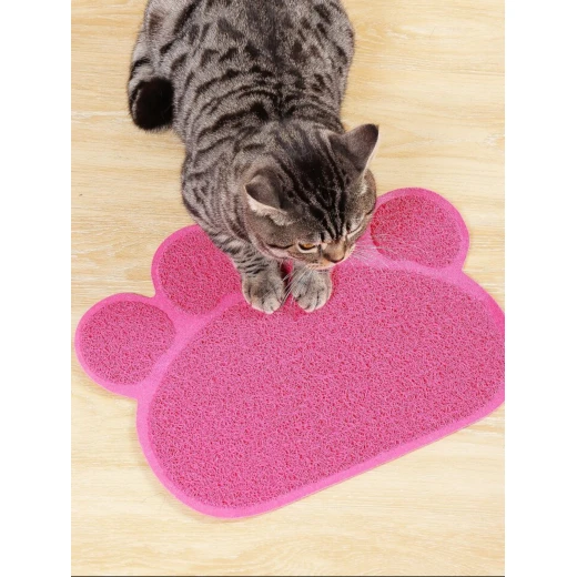 Pets Paw Print Cat Litter Mat ، Size 55cm - Pets - Image 3