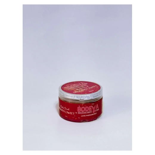 Delicious Sweet Rose Musk Scrub 250ml – Gentle Exfoliation, Soft Skin, Rose Musk Scent - Bodeva - Image 2