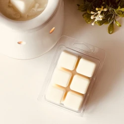 Abeer Soap Wax Cubes Melted Natural Soy Wax Kashmiri Rose & Musk Scent, 6 Cubes, White