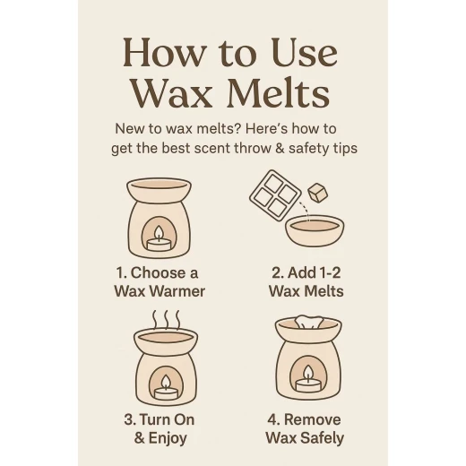 Wax Melt Cubes made from natural soy wax with a sidr and saffron fragrance – 6 cubes – Red - Abeersoap - Image 2
