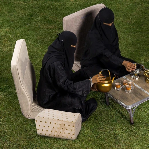تكاية يد إسفنجية تركية باللون البيج,  48×22×22 سم – دعم مريح لليدين وسهولة حمل - مناسبة للتخييم والاستخدام الخارجي من عتاد - عتاد - Image 5
