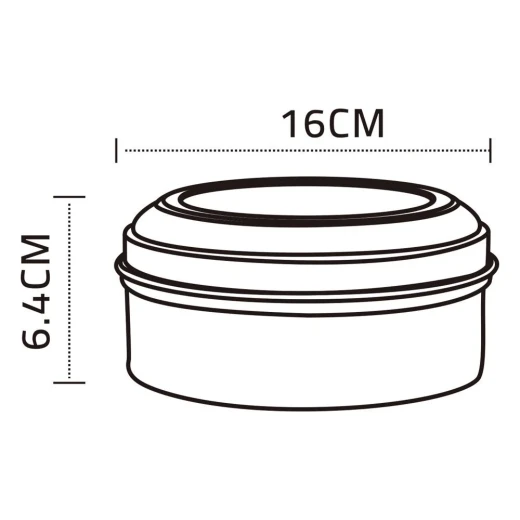 Atad Aluminum Date Server 16cm – Elegant, Lightweight & Easy to Clean - Atad - Image 2