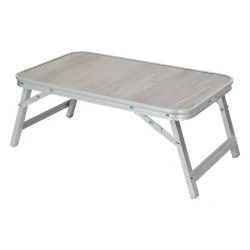 Atad Foldable Aluminum Table 30×50 cm, Supports up to 25 kg, Lightweight and Compact, Ideal for Outdoor Adventures