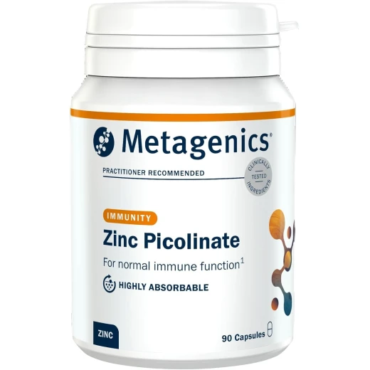 Metagenics Zinc Picolinate with Vitamin C – 90 Capsules – Immune Support Supplement for Skin, Vision & Bone Health Metagenics Zinc Picolinate with Vitamin C – 90 Capsules – Immune Support Supplement for Skin, Vision & Bone Health