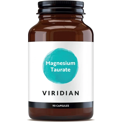 Viridian Magnesium Taurate 90 Capsules – High Absorption Magnesium Supplement for Energy, Muscle & Nervous System Support – Vegan Friendly