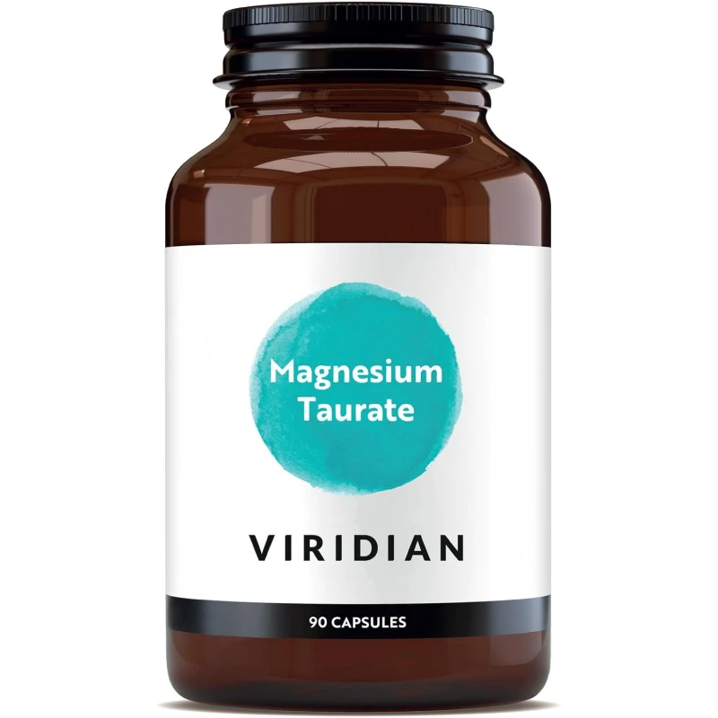 Viridian Magnesium Taurate 90 Capsules – High Absorption Magnesium Supplement for Energy, Muscle & Nervous System Support – Vegan Friendly - Viridian