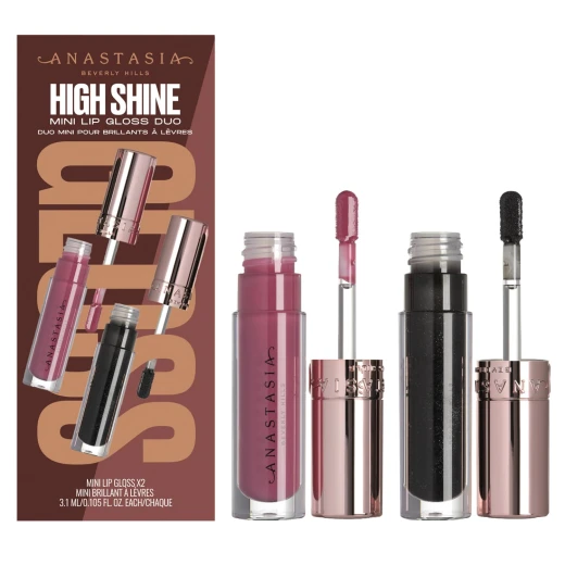 Anastasia Beverly Hills Mini Lip Gloss Duo – High Pigment Scented Lip Lacquer Set for Shimmering, Volumized & Luminous Lips (Pulse/Phantom) Anastasia Beverly Hills Mini Lip Gloss Duo – High Pigment Scented Lip Lacquer Set for Shimmering, Volumized & Luminous Lips (Pulse/Phantom)