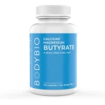 BodyBio Butyrate – Postbiotic Gut Health Supplement with Butyric Acid, Calcium & Magnesium – Digestive Wellness Support - Bodybio