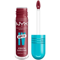 NYX Professional Makeup Lip IV Hydrating Glossy Lip Stain with 12HR Hydration (Bubblegum Burst)