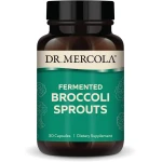 Dr. Mercola Organic Fermented Broccoli Sprouts – 30 Capsules – Organic Whole Broccoli Antioxidant Supplement for Detoxification Support – Non-GMO, Gluten-Free & Soy-Free - Drmercola