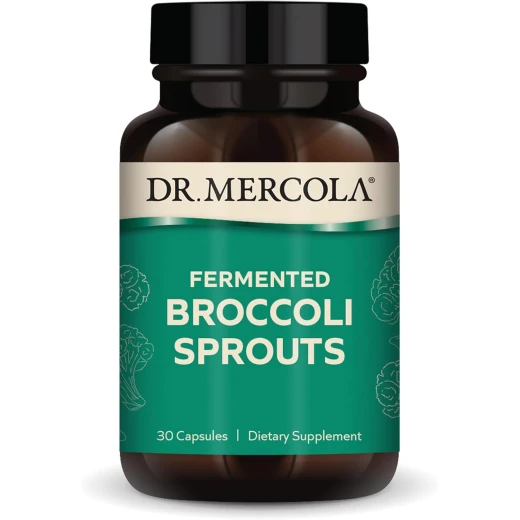 Dr. Mercola Organic Fermented Broccoli Sprouts – 30 Capsules – Organic Whole Broccoli Antioxidant Supplement for Detoxification Support – Non-GMO, Gluten-Free & Soy-Free Dr. Mercola Organic Fermented Broccoli Sprouts – 30 Capsules – Organic Whole Broccoli Antioxidant Supplement for Detoxification Support – Non-GMO, Gluten-Free & Soy-Free