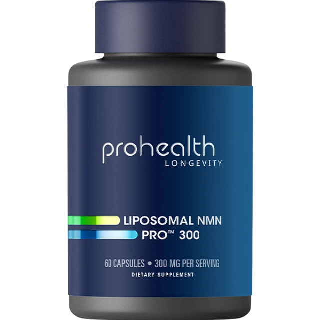 بروهيلث لِيبوسومال NMN Pro 300 – 300 ملجم NMN لكل جرعة، دعم للطاقة وحيوية الخلايا (60 كبسولة نباتية) - بروهيلث